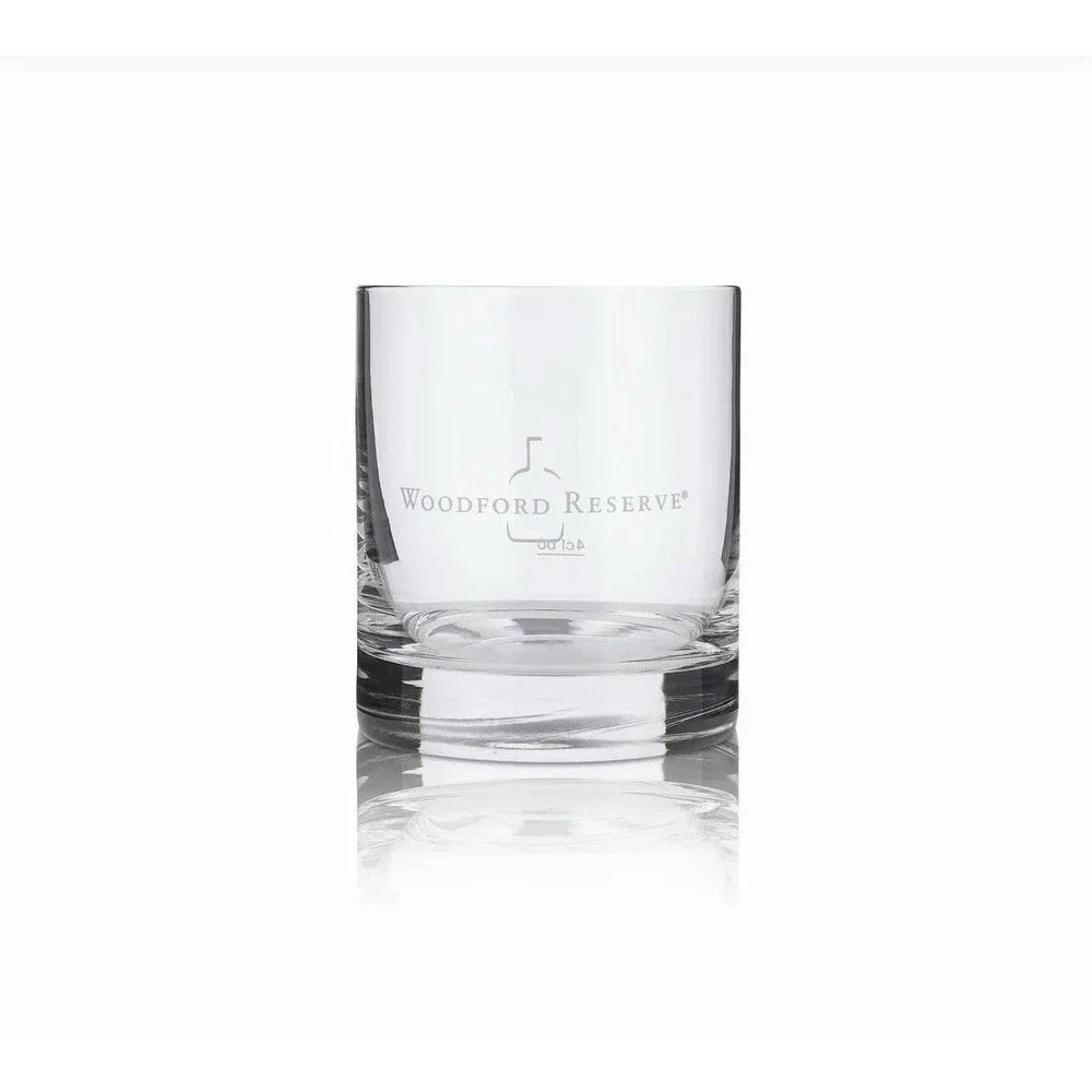 Two WOODFORD RESERVE Collectible Whiskey Bourbon Glasses 8 Oz Old Fashioned